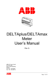 DELTAplus/DELTAmax Meter User's Manual