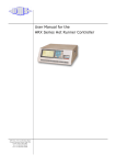 User Manual for the HRX Series Hot Runner - DMS