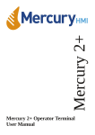 Mercury 2+ Operator Terminal User Manual