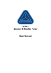 RTMU Control & Monitor Relay User Manual
