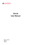 PD130 User Manual - FindTheNeedle.co.uk