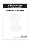 (PRO LIGHT) iMvoe 350SR USER MANUAL - 05 05 2014