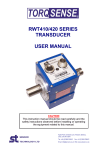 RWT410/420 SERIES TRANSDUCER USER MANUAL