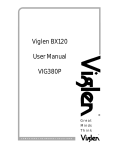 Viglen BX120 User Manual VIG380P