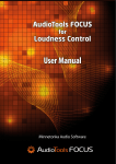 AudioTools FOCUS for Loudness Control — User Manual