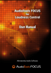 AudioTools FOCUS for Loudness Control &mdash; User Manual