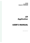 USER'S MANUAL - Digital Advanced Control