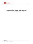 PretonSaver Home User Manual