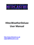 HitecWeatherDeluxe User Manual