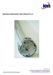 GasClam Instrument User Manual V1.5