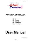 FB-10 & FB-10 PRO USER MANUAL