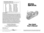 Sea Catch User's Manual