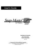 Snap-Master User's Manual