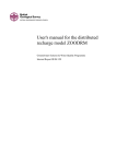User's manual for the distributed recharge model ZOODRM