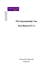 PVC Sustainability Tool User Manual (V1.1)