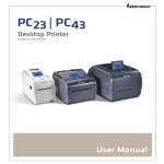 PC23 and PC43 Desktop Printer User Manual