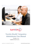Turnitin Moodle&reg; Integration Administrator User Manual