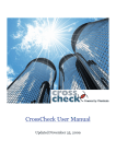 CrossCheck User Manual