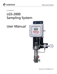 LGS-2000 Sampling System User Manual