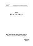 SMAC Actuators User Manual