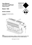 User Manual and Parts Catalogue Verti