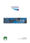 Ocius Manual v3.11 - November 2007