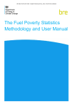 The Fuel Poverty Statistics Methodology and User Manual