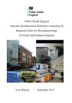 User Manual September 2015 Public Health England National