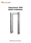 Searcharch 1000 USER'S MANUAL