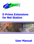 E-Prime Extensions for Net Station User Manual