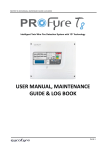 USER MANUAL, MAINTENANCE GUIDE & LOG BOOK