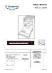 SERVICE MANUAL DISHWASHERS