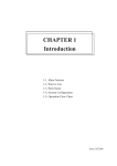 TAIKO Service Manual Chapter 1