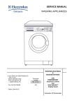 SERVICE MANUAL WASHING APPLIANCES