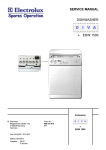 SERVICE MANUAL DISHWASHER EDW 1500 +