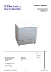 SERVICE MANUAL DISHWASHER COMPACT