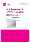 DLP Projection TV SERVICE MANUAL