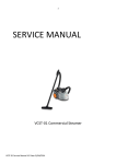 SERVICE MANUAL - Vax Commercial