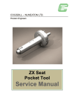 Cogsdill ZX Seat Pocket tool Service Manual