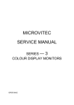 MICROVITEC SERVICE MANUAL