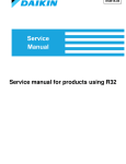 Service manual for products using R32