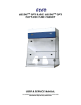 ascent opti ductless fume cabinet user & service