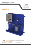 FRB-49312-SP Operating service manual