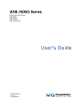 USB-1608G Series User's Guide