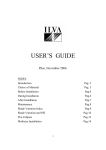 USER'S GUIDE
