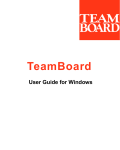 TeamBoard User Guide for WIndows