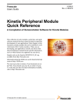 Kinetis Quick Reference User Guide