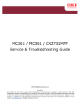 MC361 / MC561 / CX2731MFP Service & Troubleshooting Guide