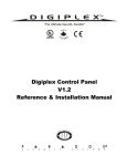 Digiplex Control Panel : Reference & Installation Manual