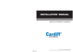 INSTALLATION MANUAL - CARDIFF Air Conditioning